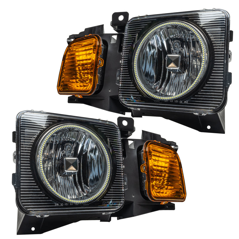 2006-2010 H3 Pre-Assembled Headlights Combo White - View 2 | Dirty Garage