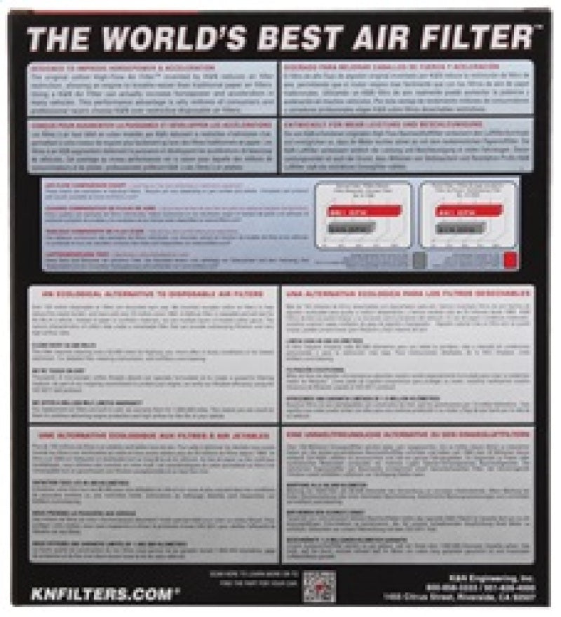 Universal Replacement Filter 10.219in O/S Length x 7.875in O/S Width x 1.125in H for 12 CR-V 2.4L - View 14 | Dirty Garage