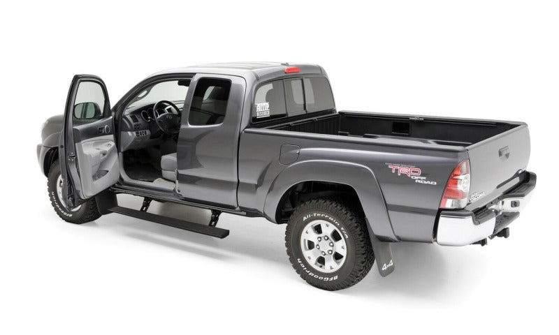 2016-2017 Tacoma Double Cab Access PowerStep Black Running Boards - View 3 | Dirty Garage