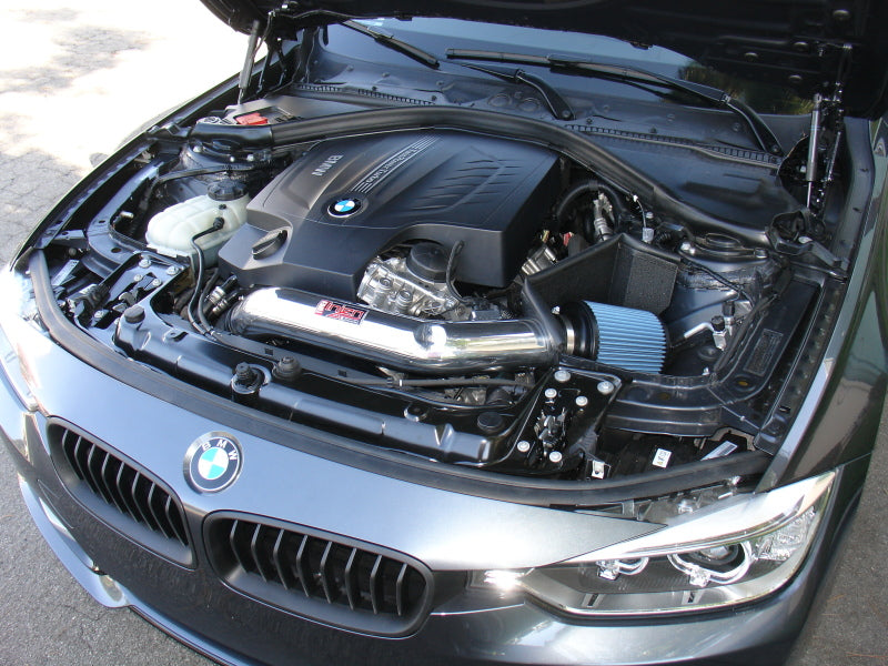 2012-2013 BMW 335i 3.0L L6 Wrinkle Black Short Ram Intake - View 6 | Dirty Garage