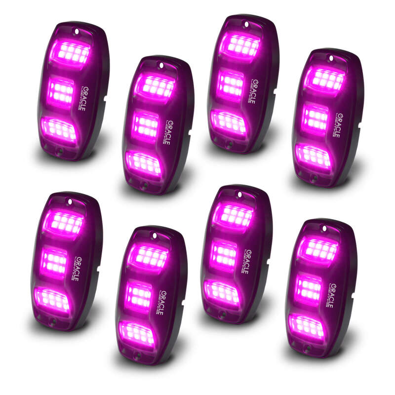 Universal Underbody RGBW Wheel Well Rock Light Kit 8 PCS ColorSHIFT - View 7 | Dirty Garage
