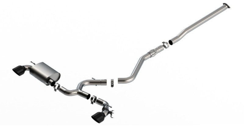 Borla 22-23 Hyundai Kona N 2.0L 4 CYL. Turbo AT/MT ATAK Catback Exhaust Black Chrome - View 5 | Dirty Garage