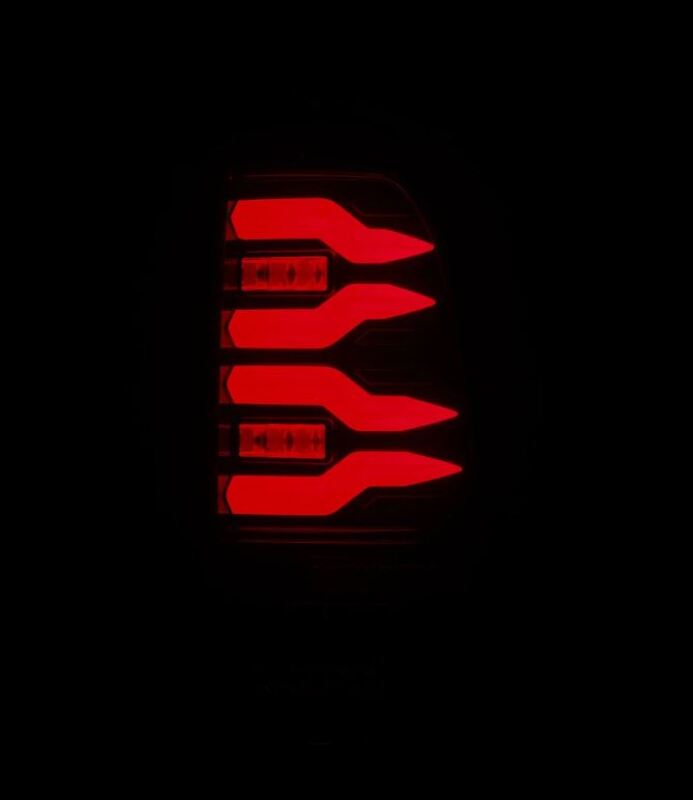 1997-2016 F-150 & Super Duty Luxx-Series LED Tail Lights Black/Red - View 3 | Dirty Garage