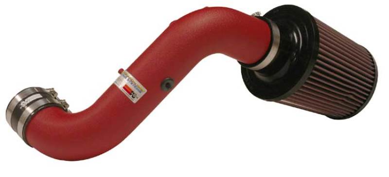 2000-2004 Civic Si/Type R Wrinkle Red Typhoon Short Ram Intake - View 3 | Dirty Garage