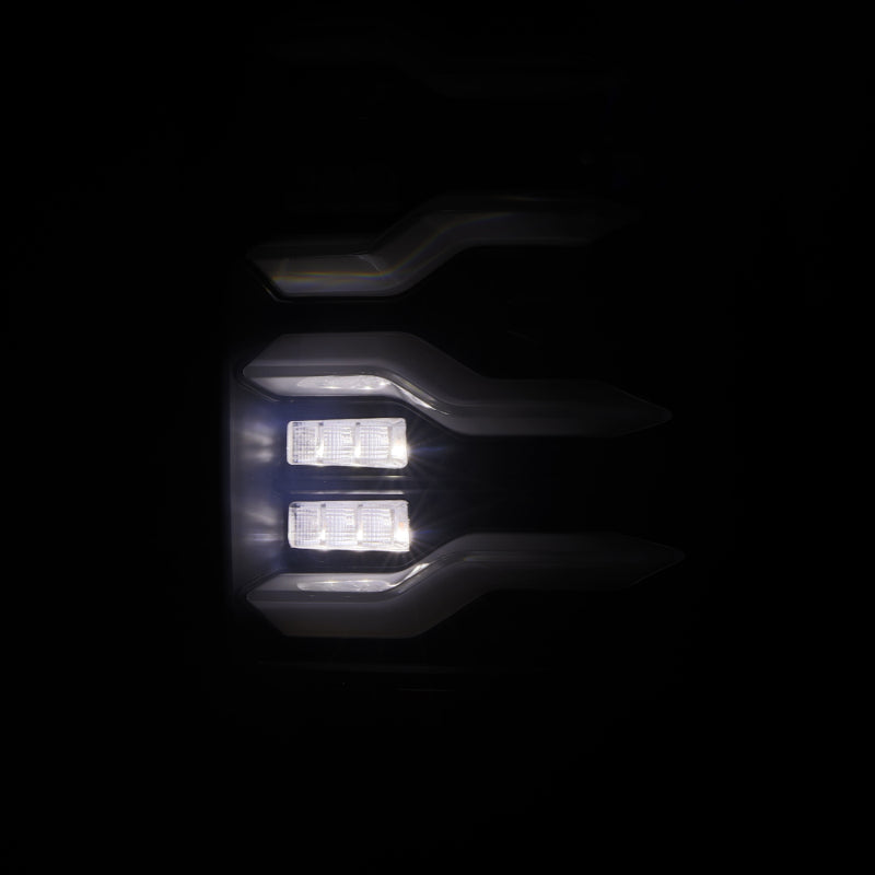 2009-2018 Ram HD Luxx-Series LED Tail Lights Alpha-Black with Activation Light and Sequential Signal - View 8 | Dirty Garage