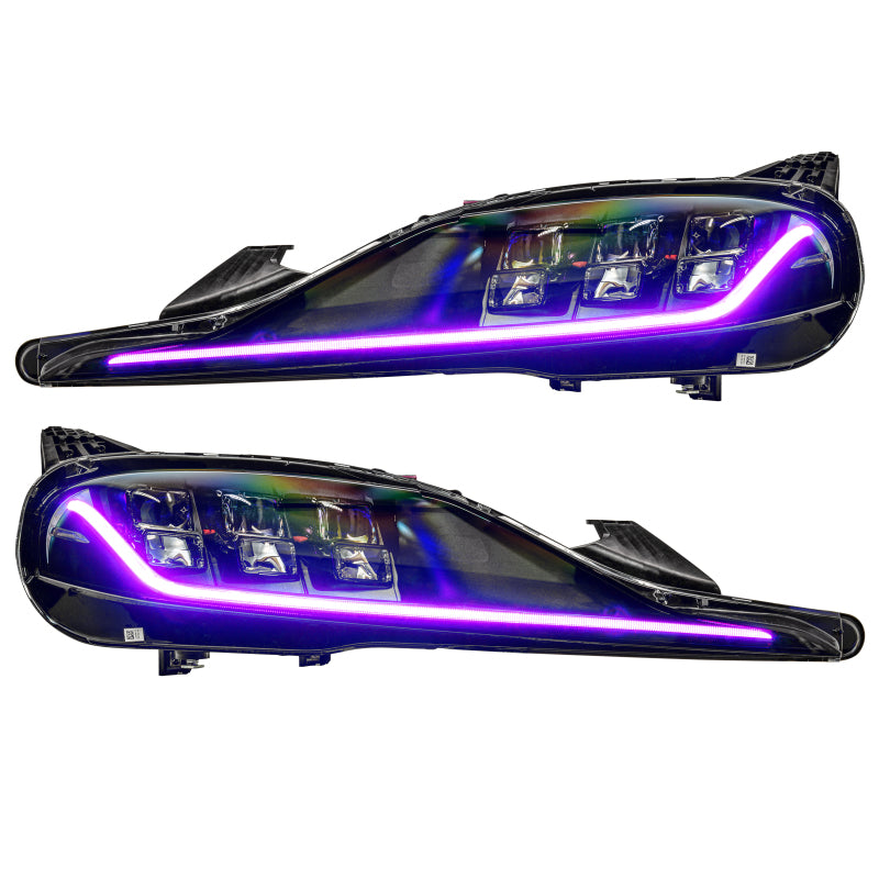 2020-2021 Supra GR RGB A Headlight DRL Upgrade Kit ColorSHIFT w/o Controller - View 2 | Dirty Garage