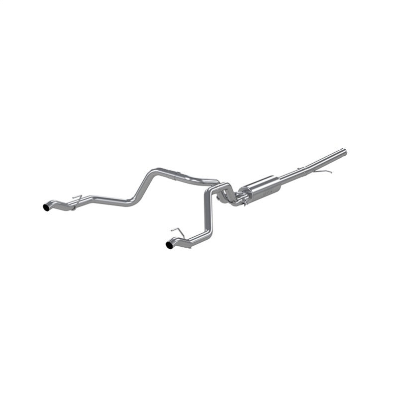 2019 GM 2.5" Cat Back Dual Rear Exit Aluminized - View 4 | Dirty Garage