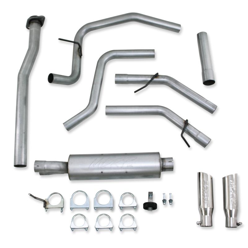 2011-2012 F-150 2.5" Cat Back Dual Rear Exit Exhaust System - View 7 | Dirty Garage