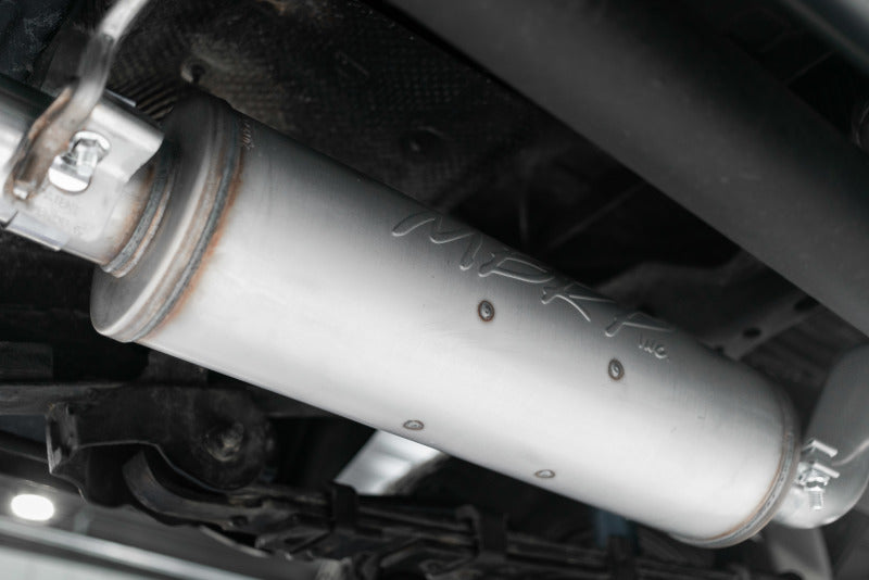 2016 Toyota Tacoma 3.5"L Cat Back Single Side Exit Black Exhaust System - View 6 | Dirty Garage