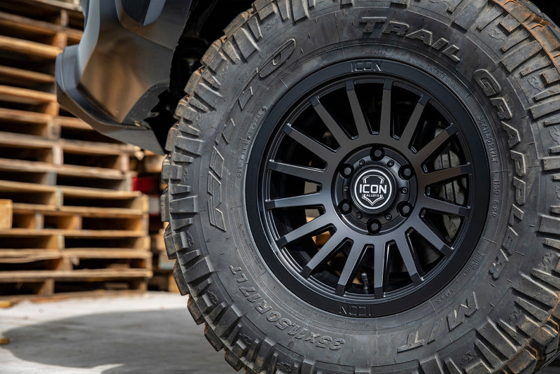 Universal Recon SLX 17x8.5 Satin Black Wheel - View 2 | Dirty Garage