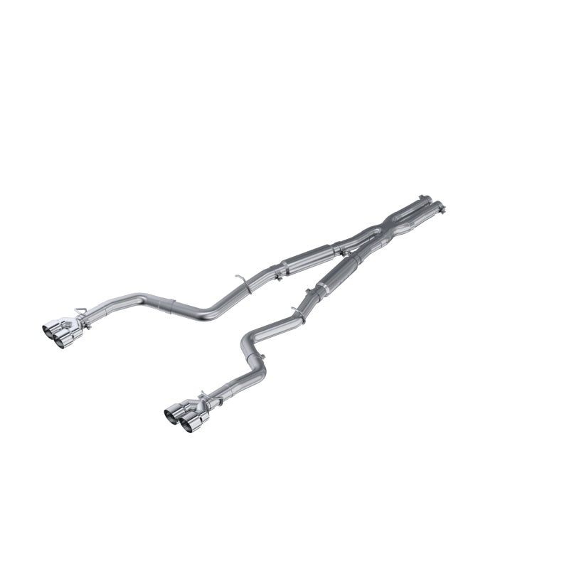2015-2016 Challenger RT 5.7L Aluminized Steel 3" Dual Rear Cat-back Quad Tips Street | Dirty Garage