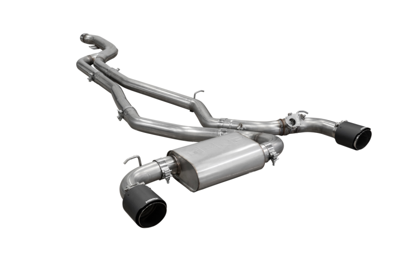 2020- Supra 3.0L 3" Catback Dual Rear Carbon Fiber Tips - View 13 | Dirty Garage