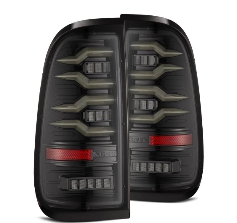 1997-2016 F-150/Super Duty Luxx-Series LED Tail Lights Alpha Black | Dirty Garage