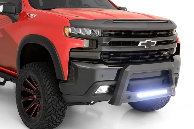 2019-2022 GM 1500 Revolution Black Bull Bar - View 4 | Dirty Garage