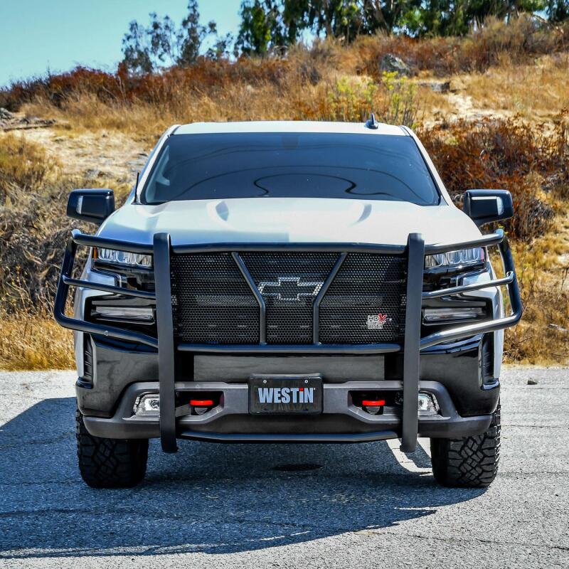 2019-2026 GM 1500 HDX Modular Black 3-Piece Grille Guard - View 2 | Dirty Garage