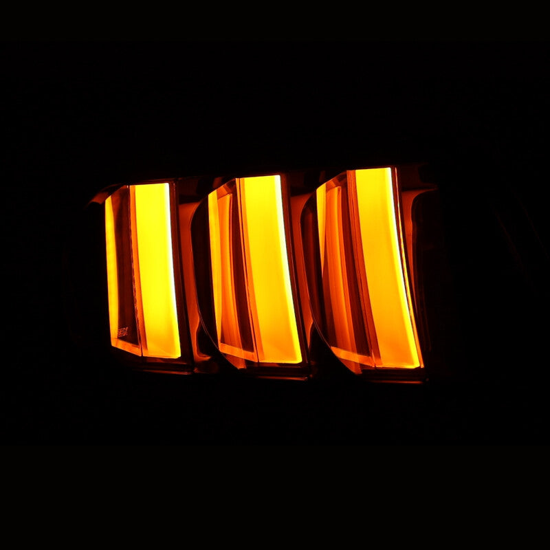 2015-2023 Mustang Nova-Series Prismatic LED Tail Lights Alpha Black - View 5 | Dirty Garage
