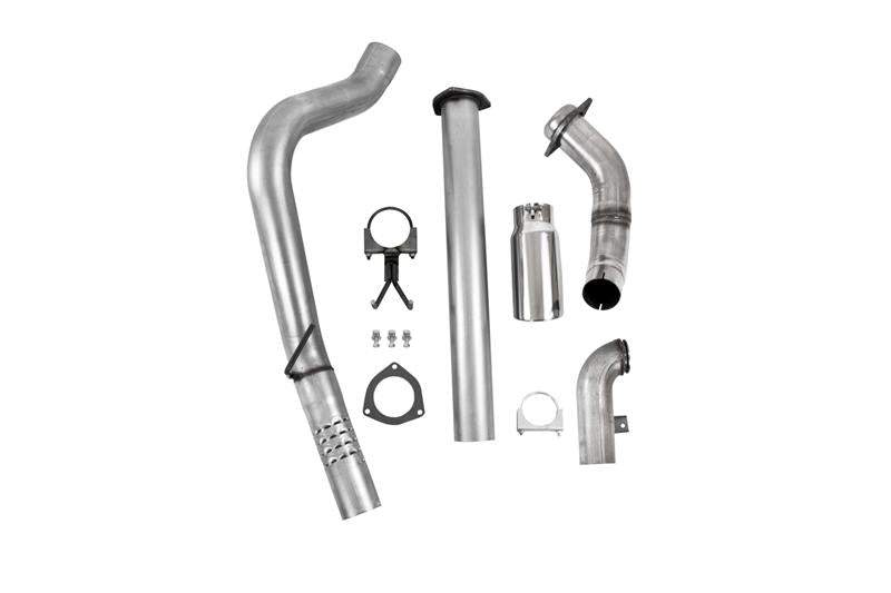 2011-2014 Superduty 6.7L 4" Filter Back Single Side Exit Alum Down Pipe Exhaust - View 5 | Dirty Garage