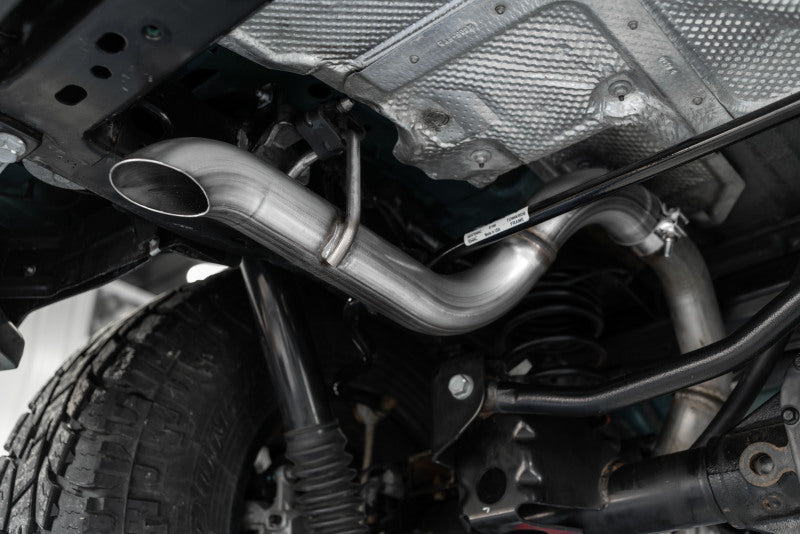 2018-2020 Wrangler 2.5" Axle Back Muffler Bypass Pipe - View 4 | Dirty Garage