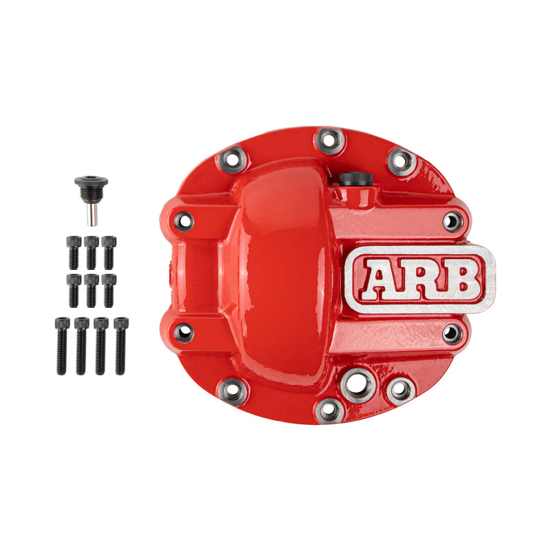 1984-2018 Cherokee/Grand Cherokee/Wrangler/Wrangler JK Diff Cover D30 Red - View 2 | Dirty Garage