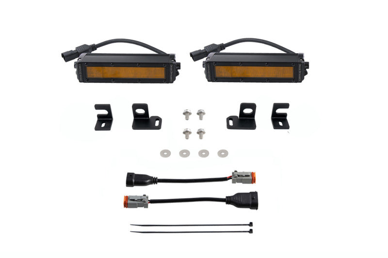 2024-2026 Tacoma SS6 Wide Amber LED Fog Light Kit | Dirty Garage