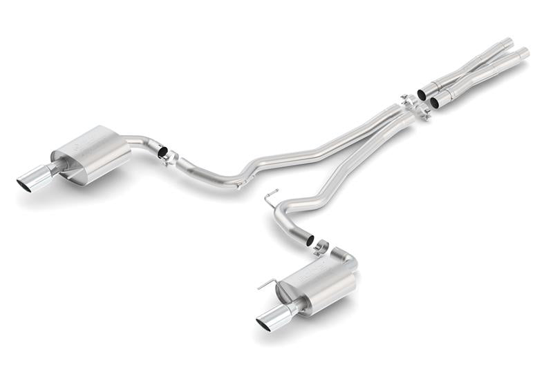Borla Atak S Cat-Back 15-17 Ford Mustang GT 5.0L V8 MT/AT 2.5in pipe 4in tip - View 4 | Dirty Garage