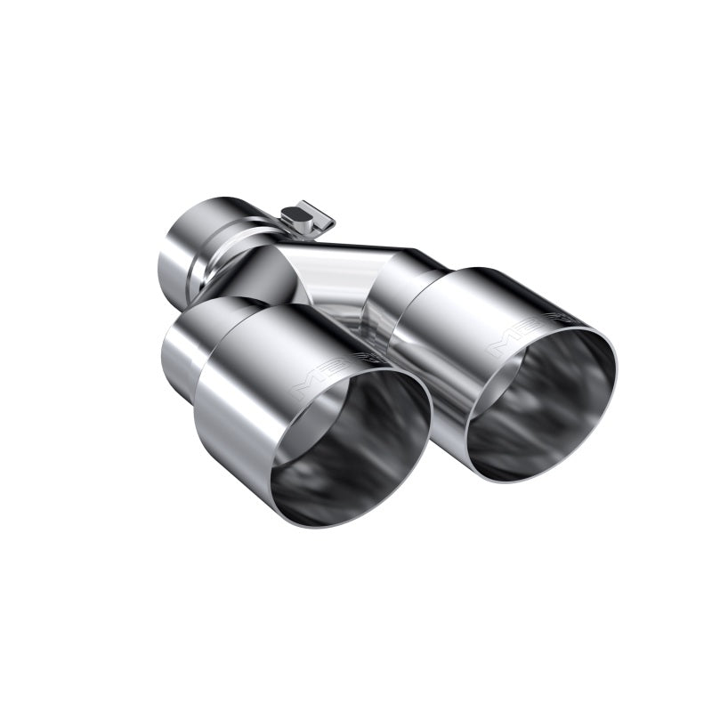 Universal T304 SS Dual Tip 3.5" OD 2.5" Inlet | Dirty Garage