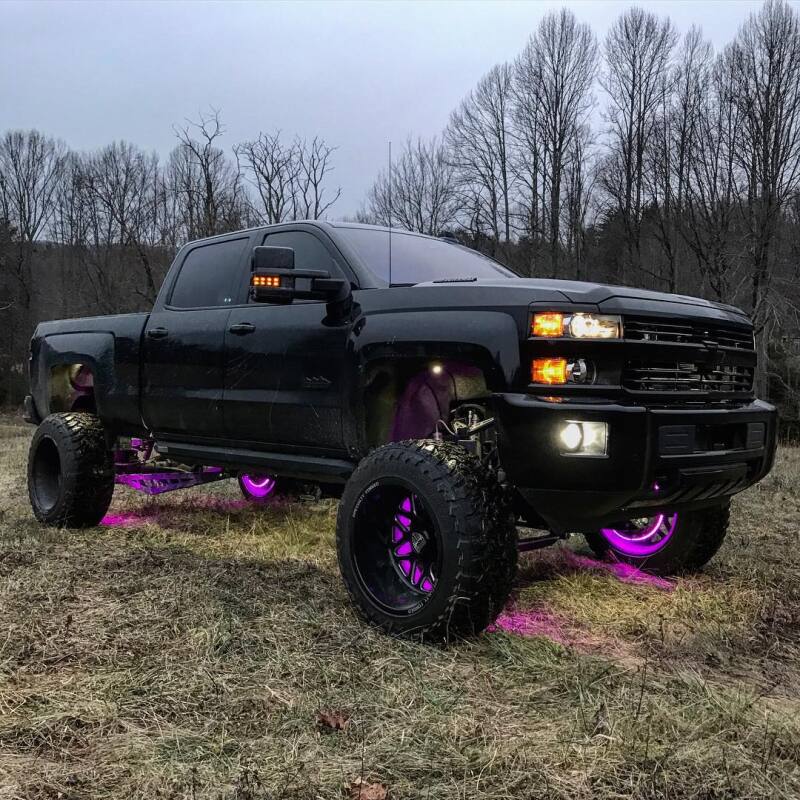 Universal LED Illuminated Wheel Rings 15" ColorSHIFT - View 4 | Dirty Garage