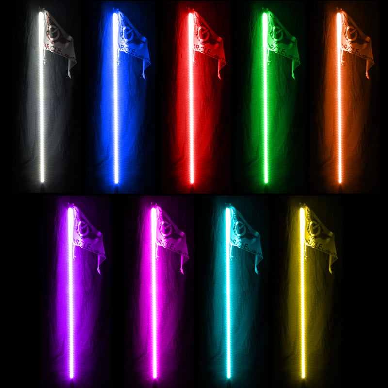 Universal Off-Road 4ft LED Whip ColorSHIFT - View 20 | Dirty Garage