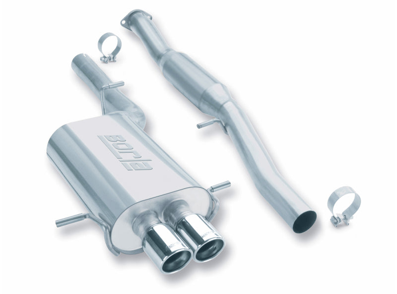 Borla 02-07 WRX Twin Tip Hush Catback Exhaust - View 4 | Dirty Garage