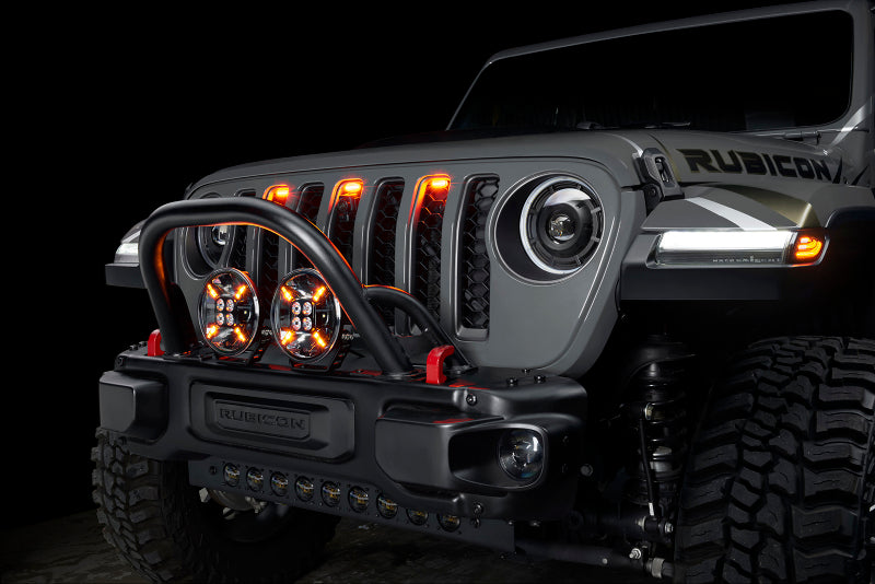 Universal Auxiliary Lights 7" Multifunction 60W LED Spotlight - View 4 | Dirty Garage
