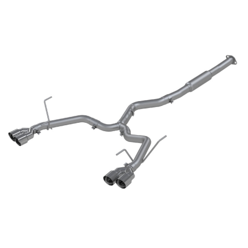 2015-2019 WRX STI 3" Dual Split Rear Exit Exhaust w 3.5" Tips Race Version | Dirty Garage