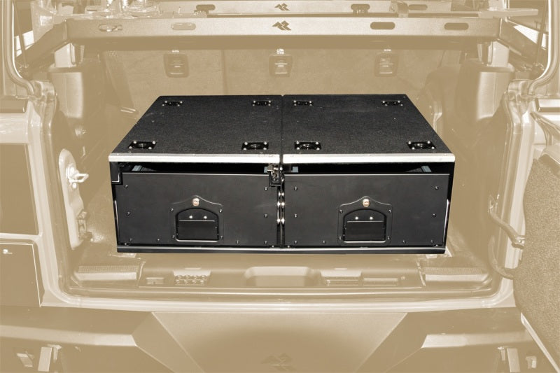 Rugged Ridge 18-22 Jeep Wrangler JL Cargo Storage Drawers - View 4 | Dirty Garage