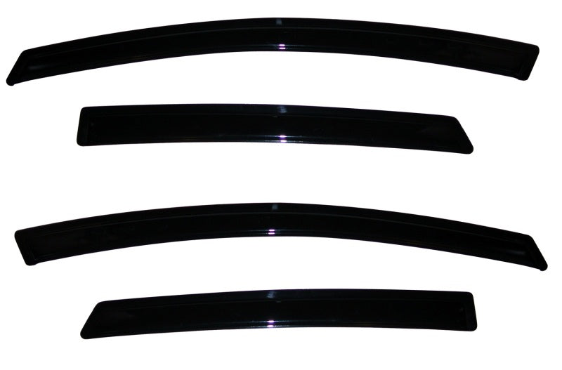 2009-2018 Fiesta Ventvisor Outside Mount Window Deflectors 4-Piece Smoke - View 4 | Dirty Garage