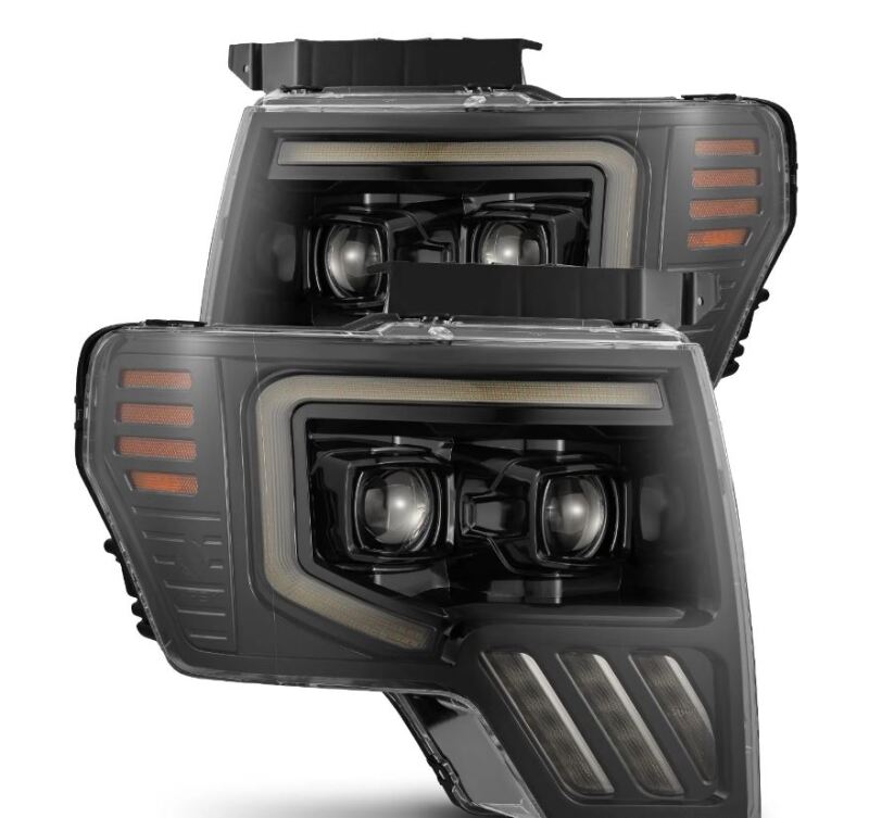 2009-2014 F-150 Pro-Series Projector Alpha-Black Headlights Activation Light Sequential Signal Switchback DRL | Dirty Garage