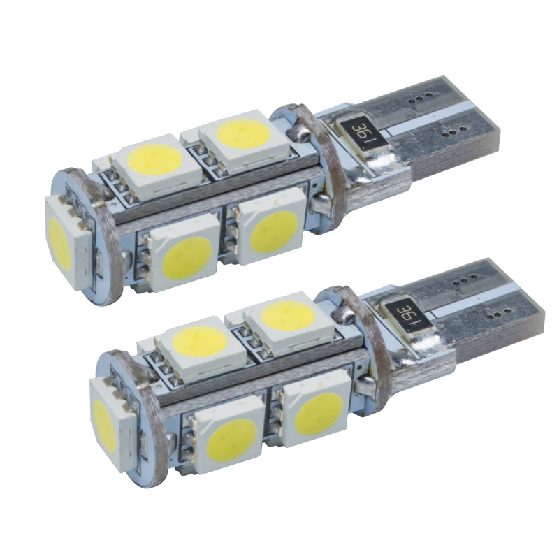 Universal T10 5 LED 3 Chip SMD Bulbs Cool White - View 2 | Dirty Garage