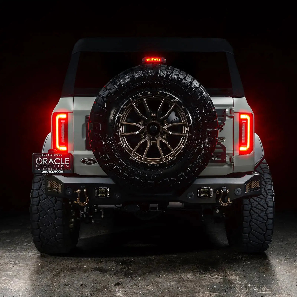 2021-2025 Bronco Flush Style Lensless LED Tail Lights, Tinted - View 7 | Dirty Garage
