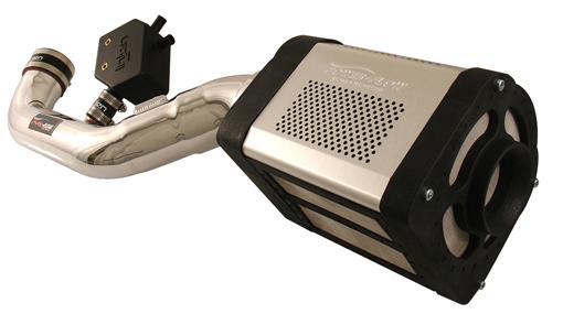 2004-2012 Nissan V8 5.6L Power-Flow Polished Power Box Air Intake System - View 4 | Dirty Garage