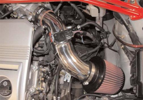 2003-2005 Camry Solara 3.0L 3.3L Polished Short Ram Intake - View 4 | Dirty Garage