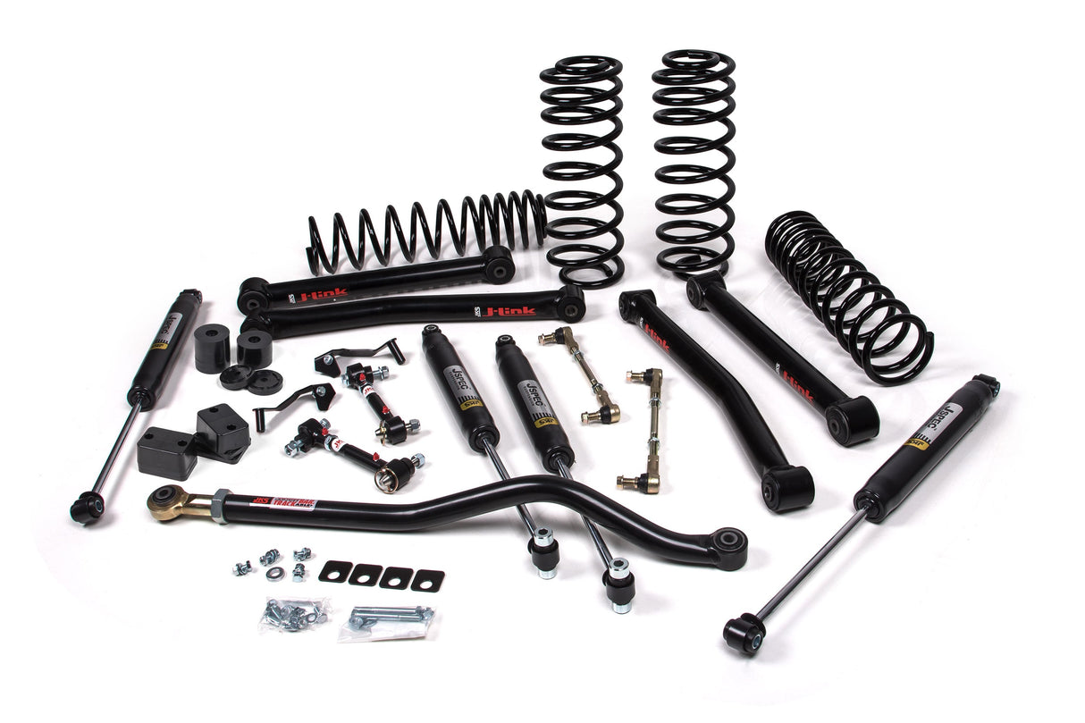 2018-2026 Wrangler JL 2-Door 3" Lift J-Konnect Kit w/ Standard Rate Coils / FOX 2.5 IFP Performance Series