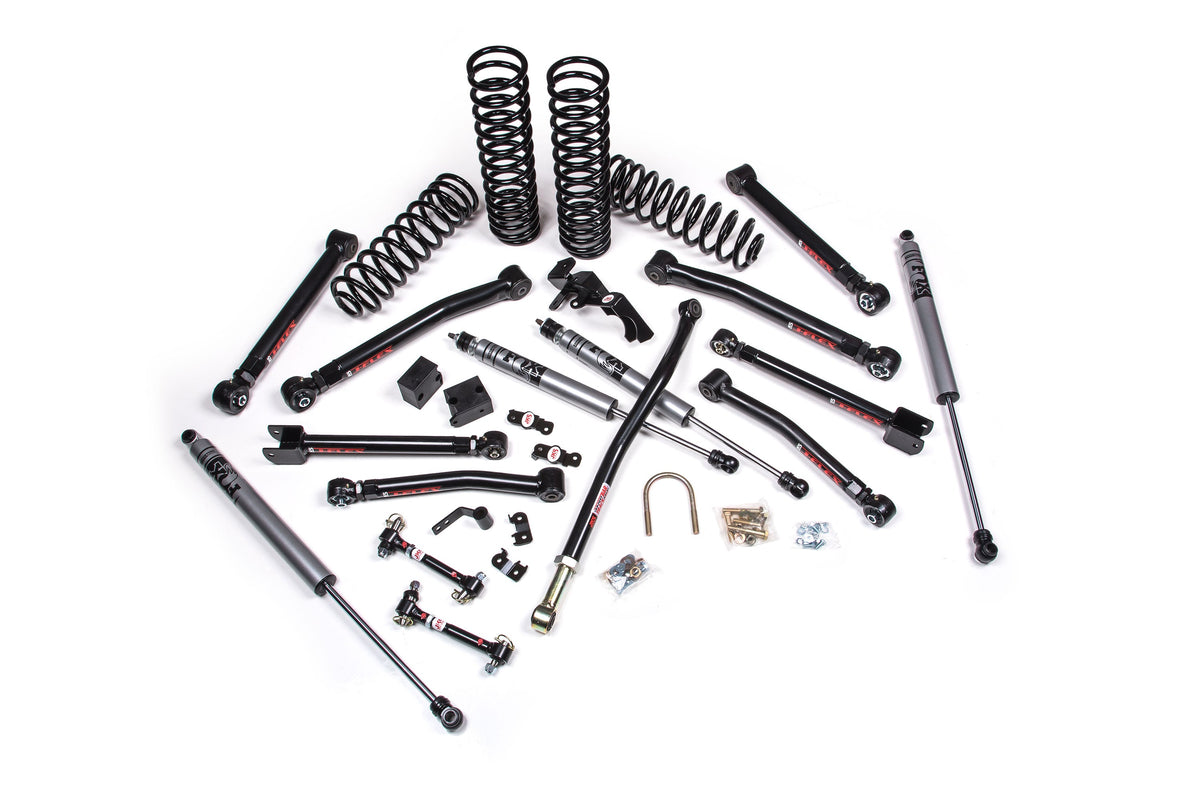 2007-2018 Wrangler JK 2-Door 3.5" Lift J-Krawl Kit w/ FOX 2.5 Performance Elite / Flex End