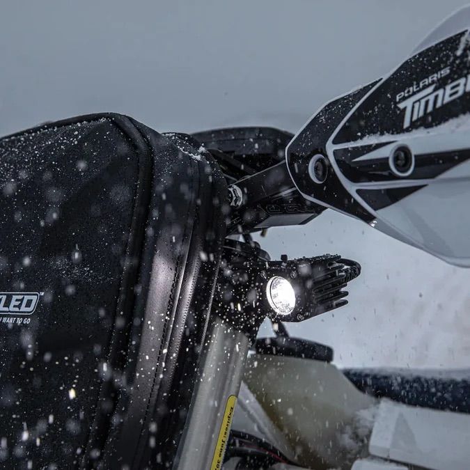 Universal Ignite Surface Mount Flood Beam Pod w/ Go-Pro Style Mounting - View 3 | Dirty Garage