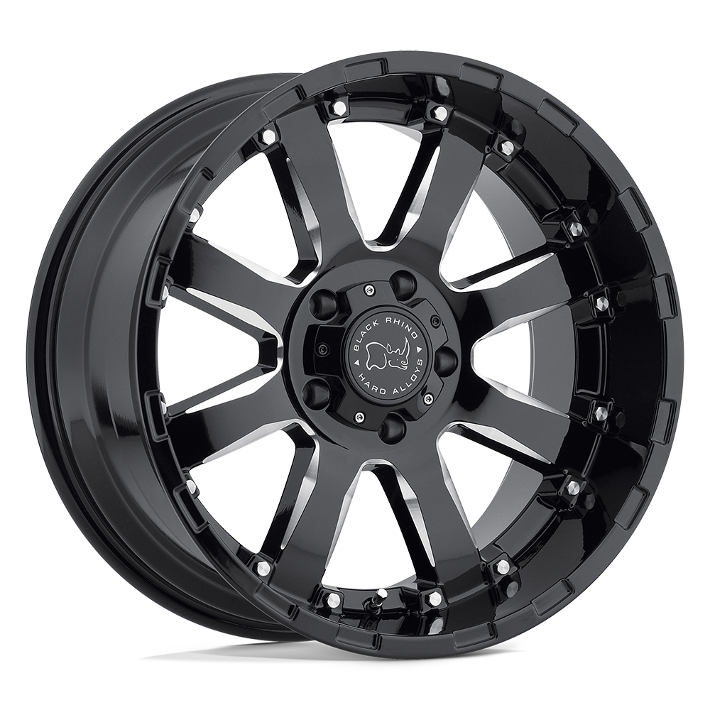 Black Rhino Sierra Gloss Black Milled Wheel | Dirty Garage