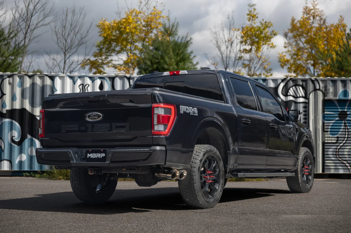 2021-2026 F-150 Armor Lite Series 3" OD Cat-Back Single Side Exit Exhaust (s5277al)