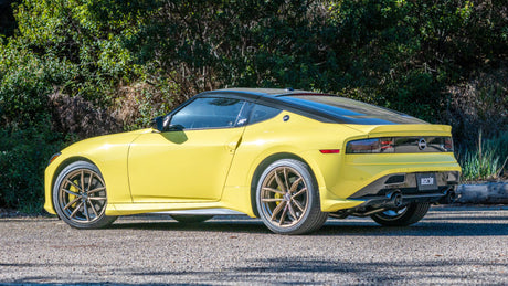 Borla 22-24 Nissan Z 2.5in ATAK Cat Back Exhaust 4.5in Tip - Carbon Fiber Black Anodized - View 3 | Dirty Garage