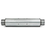 Universal Quiet Tone Muffler 4" Inlet Outlet 24" Body 6" Dia 30in Overall Aluminum | Dirty Garage