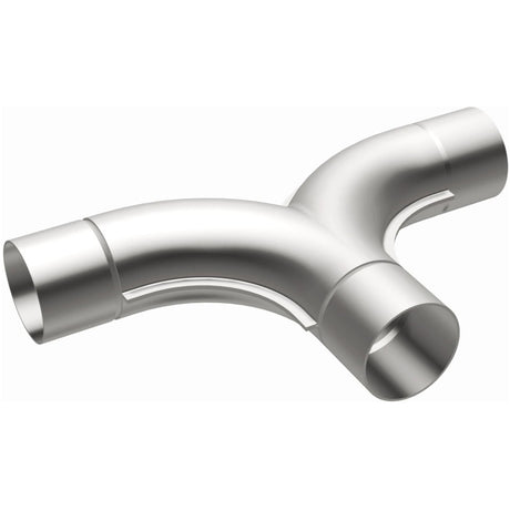 Universal 2.5" x 2.5" Stainless Steel 180 Deg Performance Exhaust Y-Pipe - View 4 | Dirty Garage