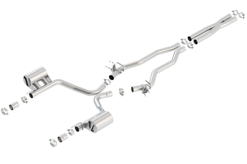 Borla 15-16 Dodge Charger SRT 392 6.4L No Tip Single Split Rear Exit ATAK w/ Valves Exhaust | Dirty Garage