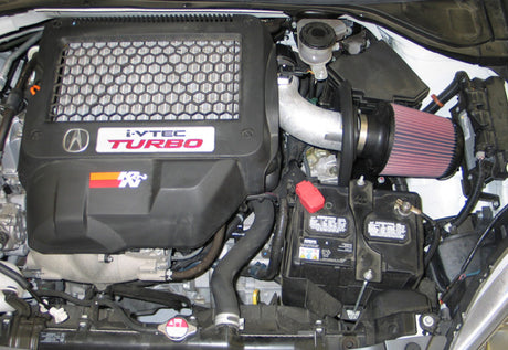 2007-2008 RDX L4-2.3L Silver Typhoon Short Ram Intake - View 4 | Dirty Garage