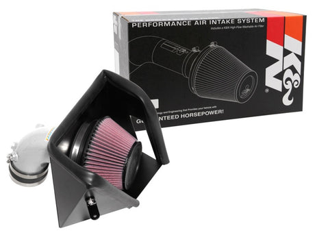 2018 Stinger L4-2.0L F/I Silver Typhoon Short Ram Intake - View 4 | Dirty Garage