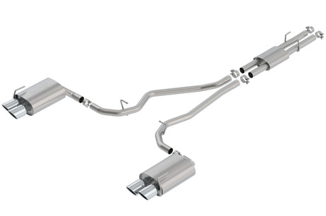 Borla 2020 Ford Explorer ST 3.0L V6 2.25in ATAK Exhaust - Chrome Tips | Dirty Garage